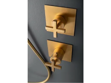 LINE - Thermostatic brass shower mixer by Rubinetterie Treemme - view 2